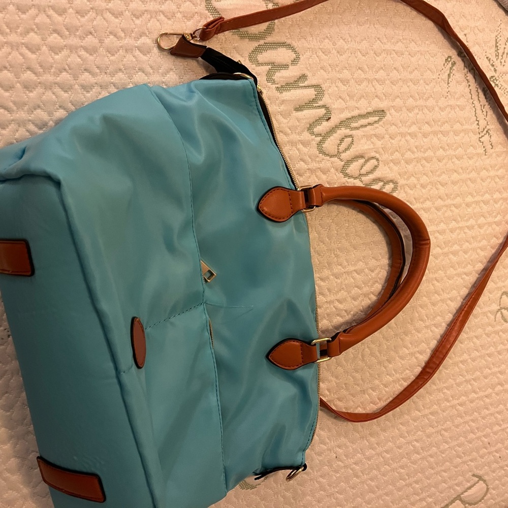 Purse nylon blue